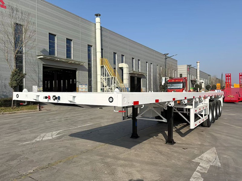 4 Axle 48ft Flatbed Container Trailer best